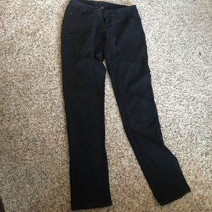 Vintage Black Dereon Straight Leg Jeans, Size 7/8
